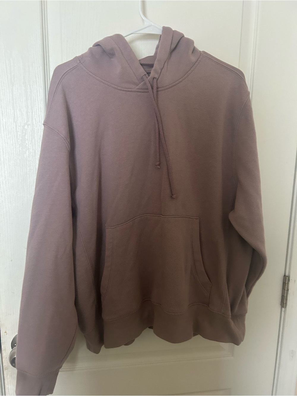 Men's Pullover Hoodie in Mauve - Casual Comfort
